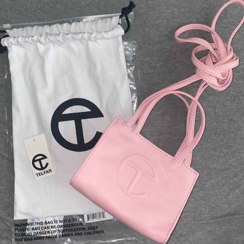Bubblegum Pink Small Telfar Bag